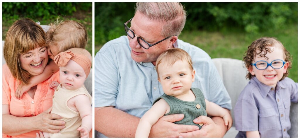 Piluk Family - TC Douglas Building - 02 - Granddaughter gives kisses