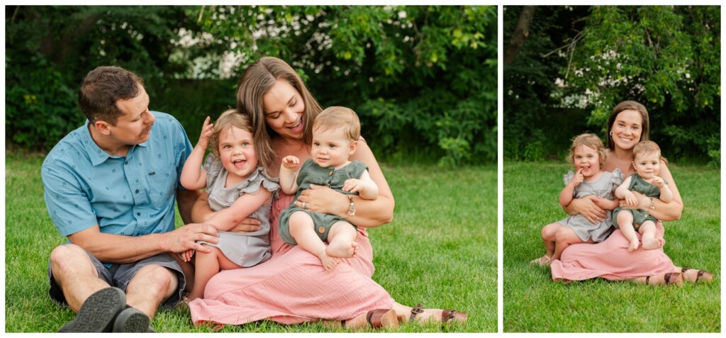 Piluk Family - TC Douglas Building - 11 - Family giggles on the grass