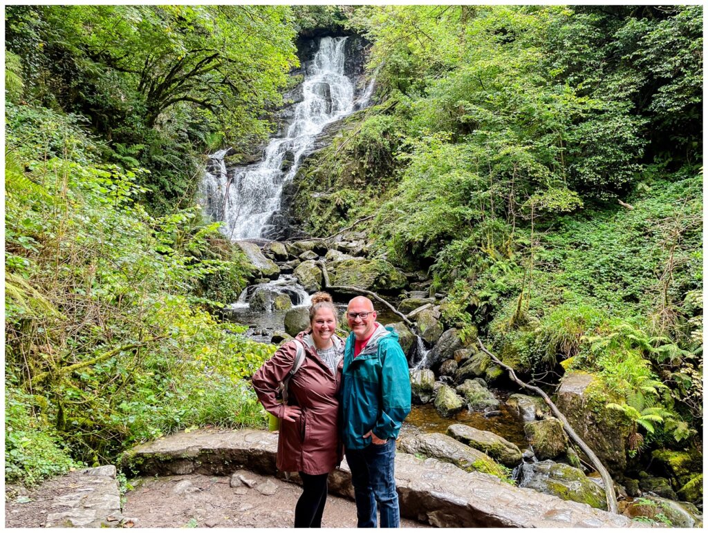 Bucket List Trip - Republic of Ireland - 21 - Us at Torc Waterfall