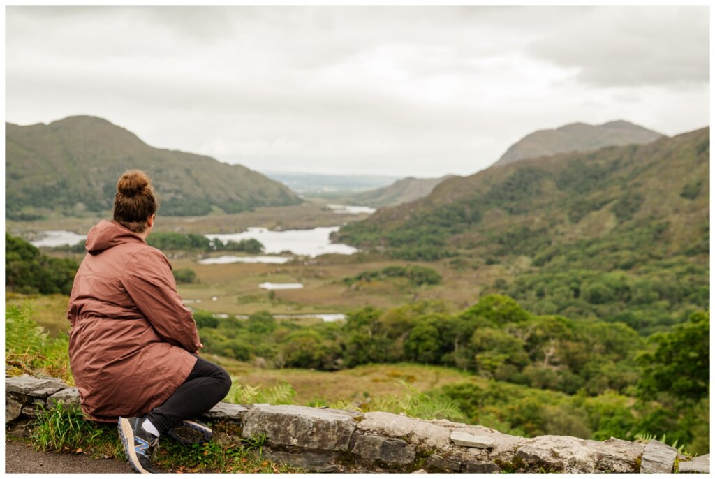 Bucket List Trip - Republic of Ireland - 23 - Courtney at Ladies View - Ring of Kerry