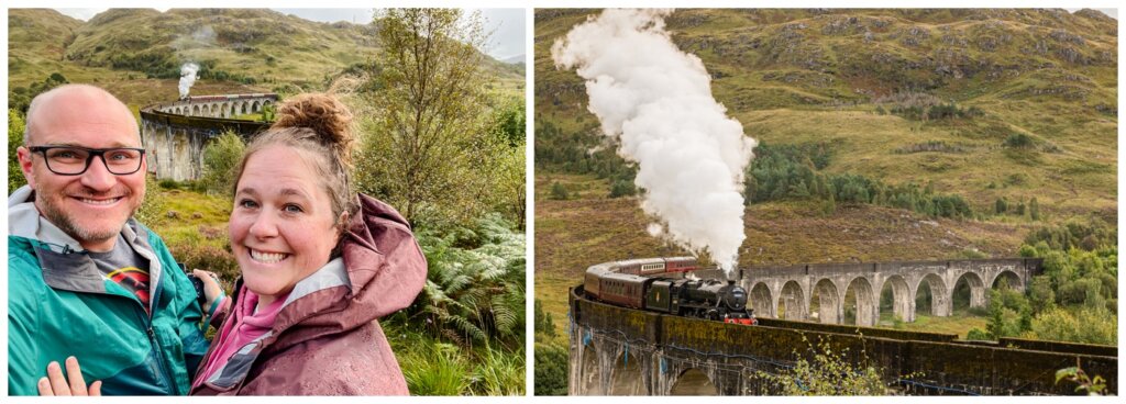 Bucket List Trip - Scotland - 04 - Glenfinnan Viaduct - Harry Potter Train