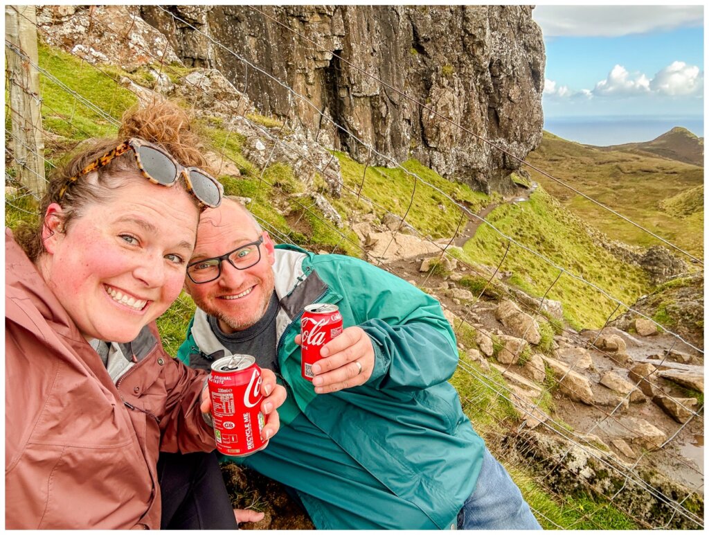 Bucket List Trip - Scotland - 13 - Hiking Snacks - Coke and Candy