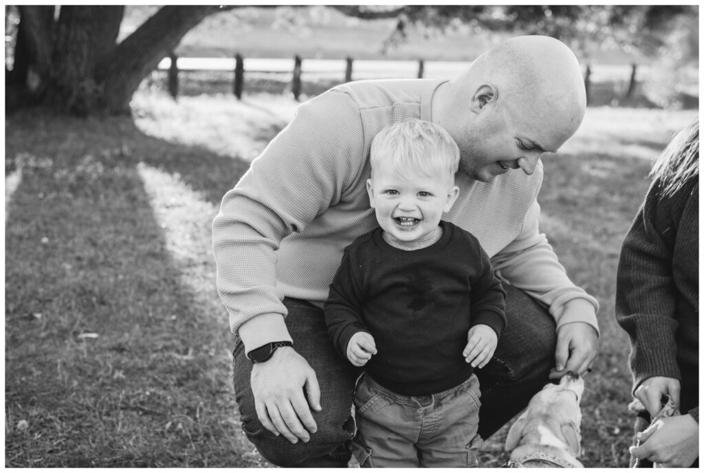 Munroe Family 2024 - Wascana Habitat Conservation Area -01 - Toddler smiles at the camera