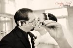 Ashlee & Matt - Through glasses - Regina Wedding Photography