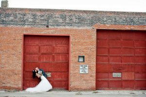 Regina Wedding Photographer - Andrew & Alicia - Red Door Kiss