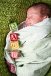 Regina Family Photographer - Jace Newborn - Favel Family - Letter Blocks