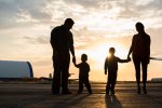 Favel family silhouette at the Regina Flying Club - Favel Family