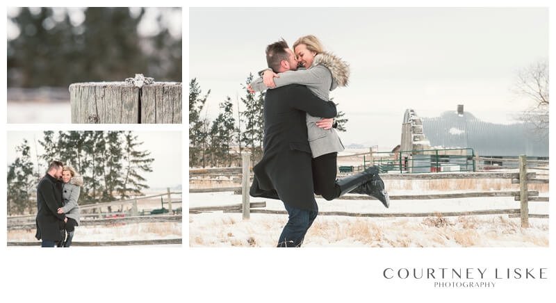 Trevor & Nicole Engagement - Courtney Liske Photography - Regina Wedding Photographer - Winter Engagement