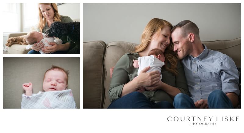 Avonlea Newborn - Courtney Liske Photography - Regina Family Photographer - In home session