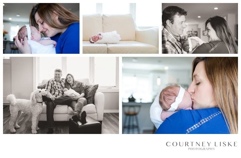 Brenna Newborn - Courtney Liske Photography - Regina Family Photographer - In home newborn session