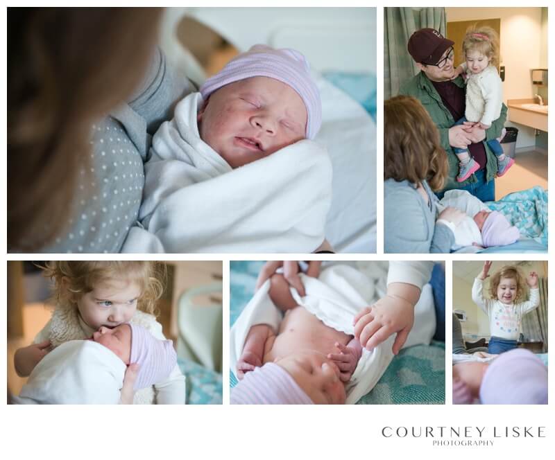 Oliver Newborn - Courtney Liske Photography - Regina Family Photographer - In hospital newborn session