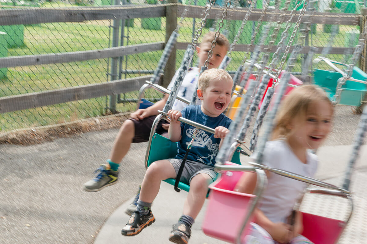 Childrens swings at Calaway Park