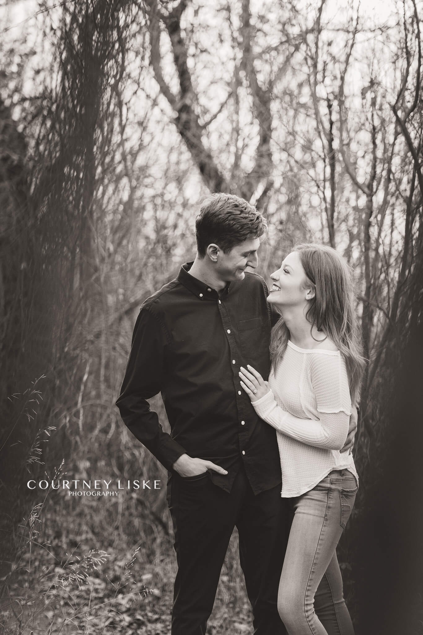 Engagement session with Courtney Liske Photography