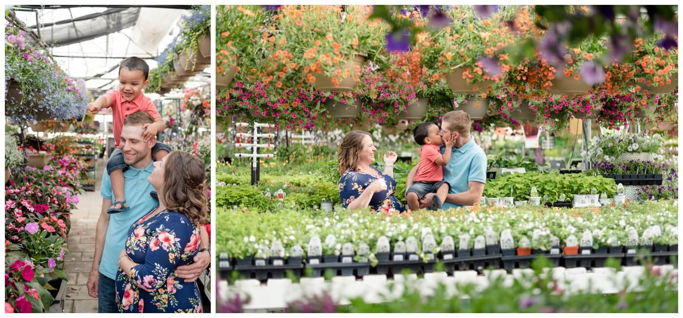 Regina Maternity Photographer - Justin-Charissa-Jonah - Flowers- Regina Dutch Growers