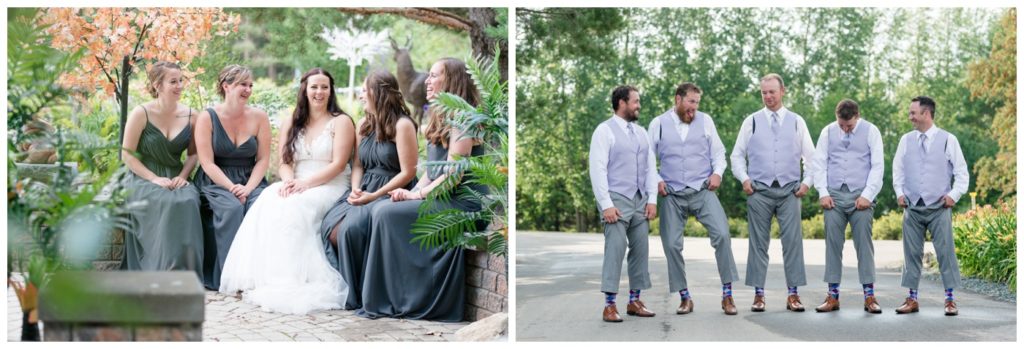 Regina Wedding Photography - Travis-Coralynn - Porcupine Plain - Bridal Party Laughter