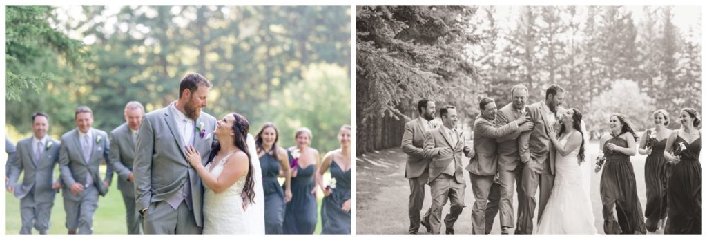 Regina Wedding Photography - Travis-Coralynn - Porcupine Plain - Bridal Party Surprise Attack