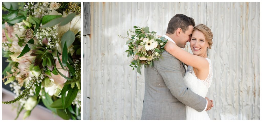 Regina Wedding Photographer - Blooms by Alison - Gales Florist - Succulent Wedding Floral Arrangement