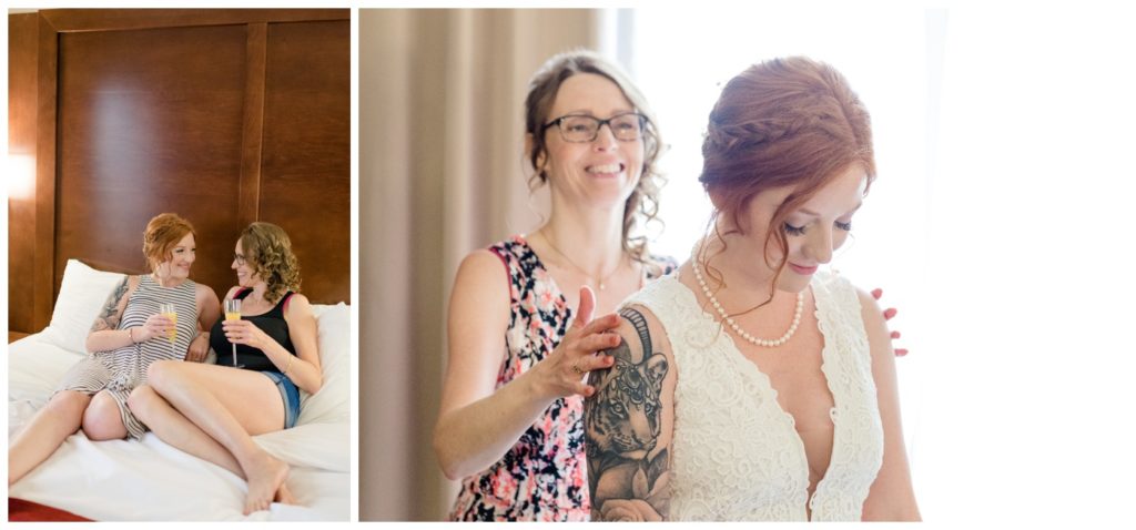 Regina Wedding Photographers - Cole-Alisha - Fall Wedding - Comfort Suites Regina - Bridal Prep - Mother & Daughter
