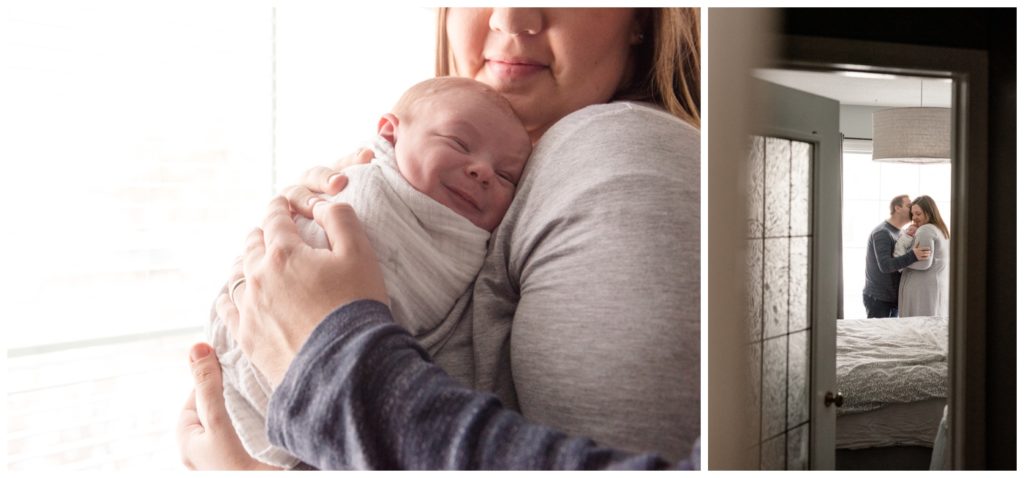 Regina Family Photographer - Jensen Newborn - Keltie-Josh - In home Family Session - Lifestyle Newborn
