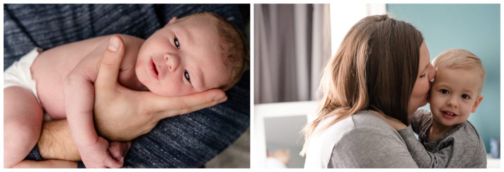 Regina Family Photography - Jensen Newborn - Keltie-Kayden - In home Family Session