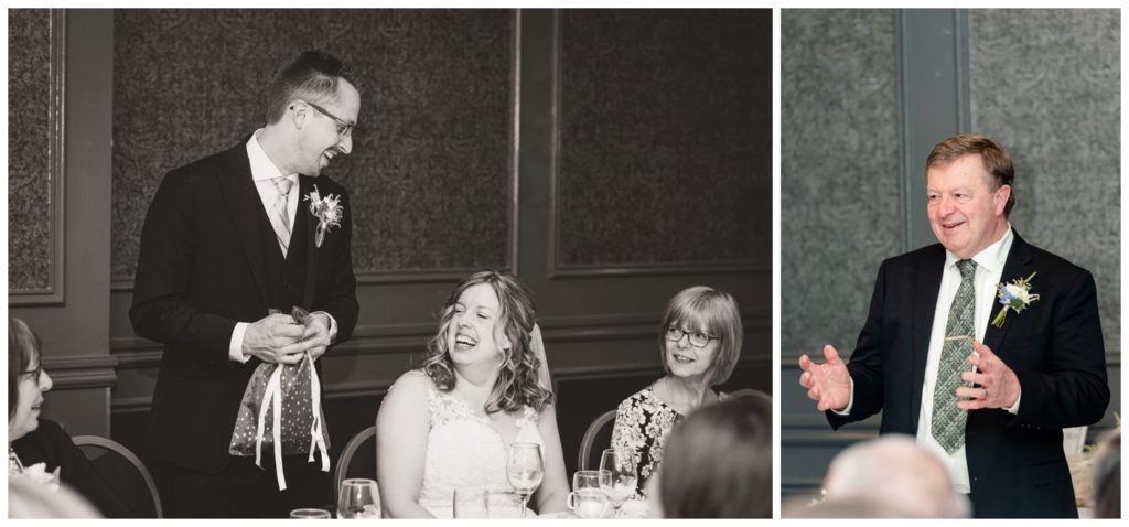Regina Wedding Photographers - Dave - Sarah - Wedding - The Hotel Saskatchewan - Intimate Reception - Groom