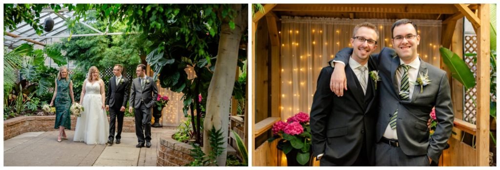 Regina Wedding Photography - Dave - Sarah - Wedding - Regina Floral Conservatory - Bridal Party - Best Man