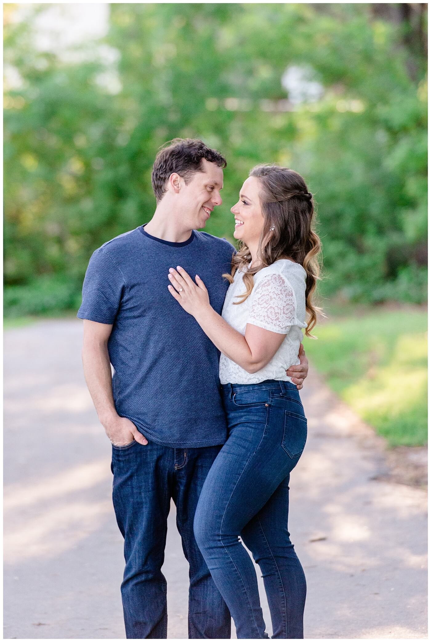 Regina Engagement Photographers - Adam - Sarah - Natural Light Engagement Session in Wascana Park - Couple in Wascana Park