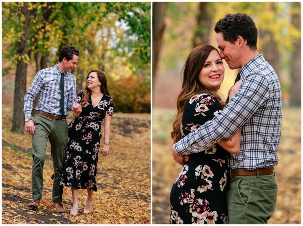 Regina-Engagement-Photography-001-Tim-Jennelle-walking-in-the-leaves-by-barWillow