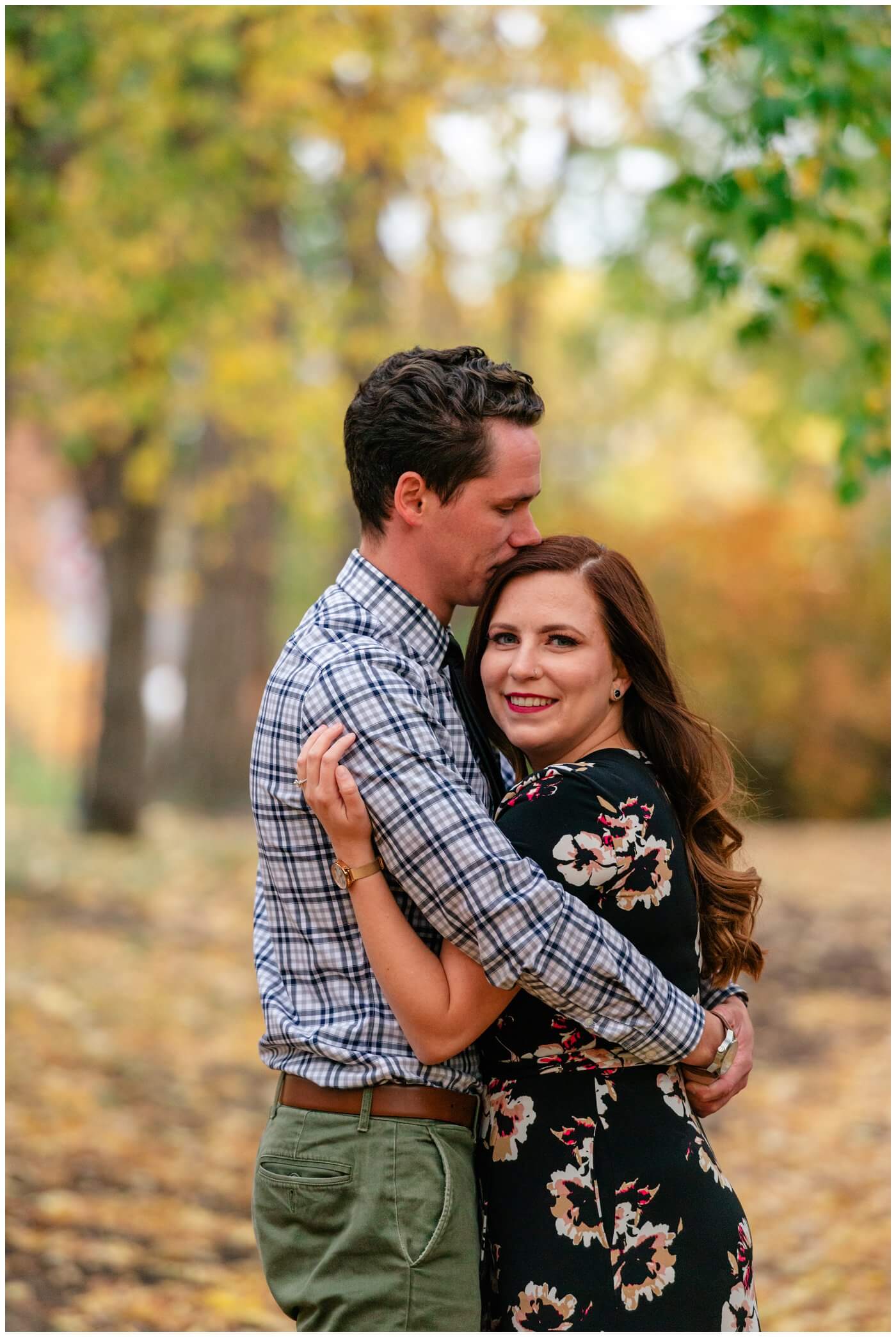 Regina-Engagement-Photography-002-Tim-Jennelle-Couple-snuggling-in-the-fall