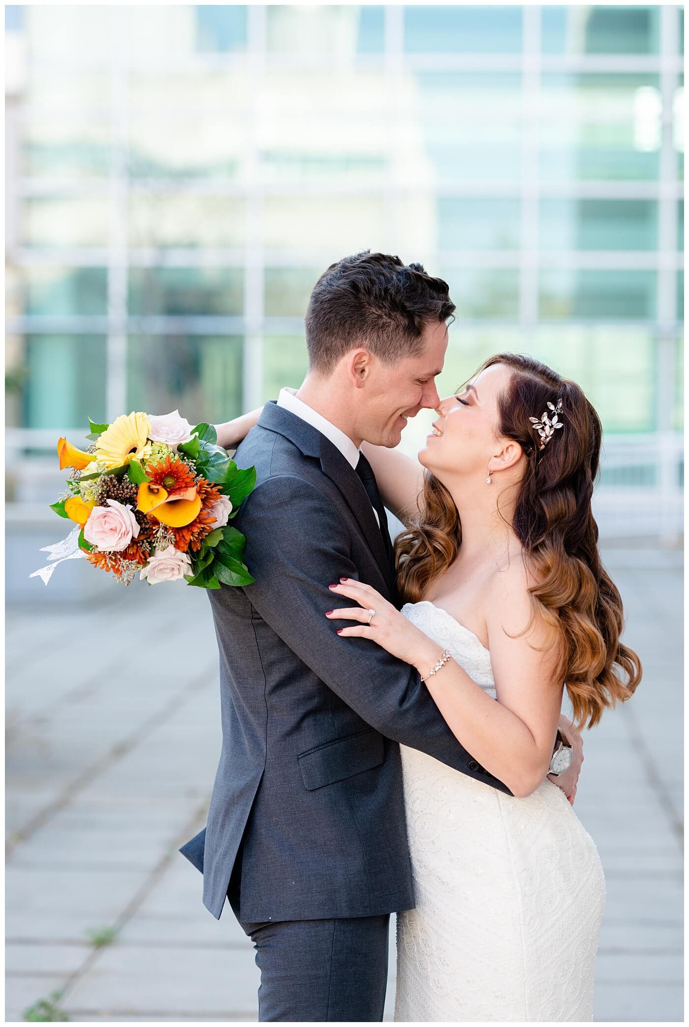 Regina Wedding Photographer - Tim & Jennelle At Home Wedding - Tim & Jennelle Giggle kiss