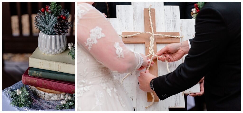 Regina Wedding Photographer - Kolton - Maxine - Ceremony details - Three braided cord is not easily broken