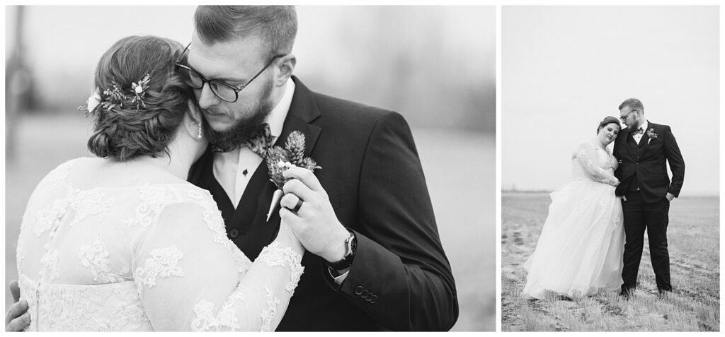 Regina Wedding Photographers - Kolton - Maxine - Bride & Groom share an intimate moment after the ceremony