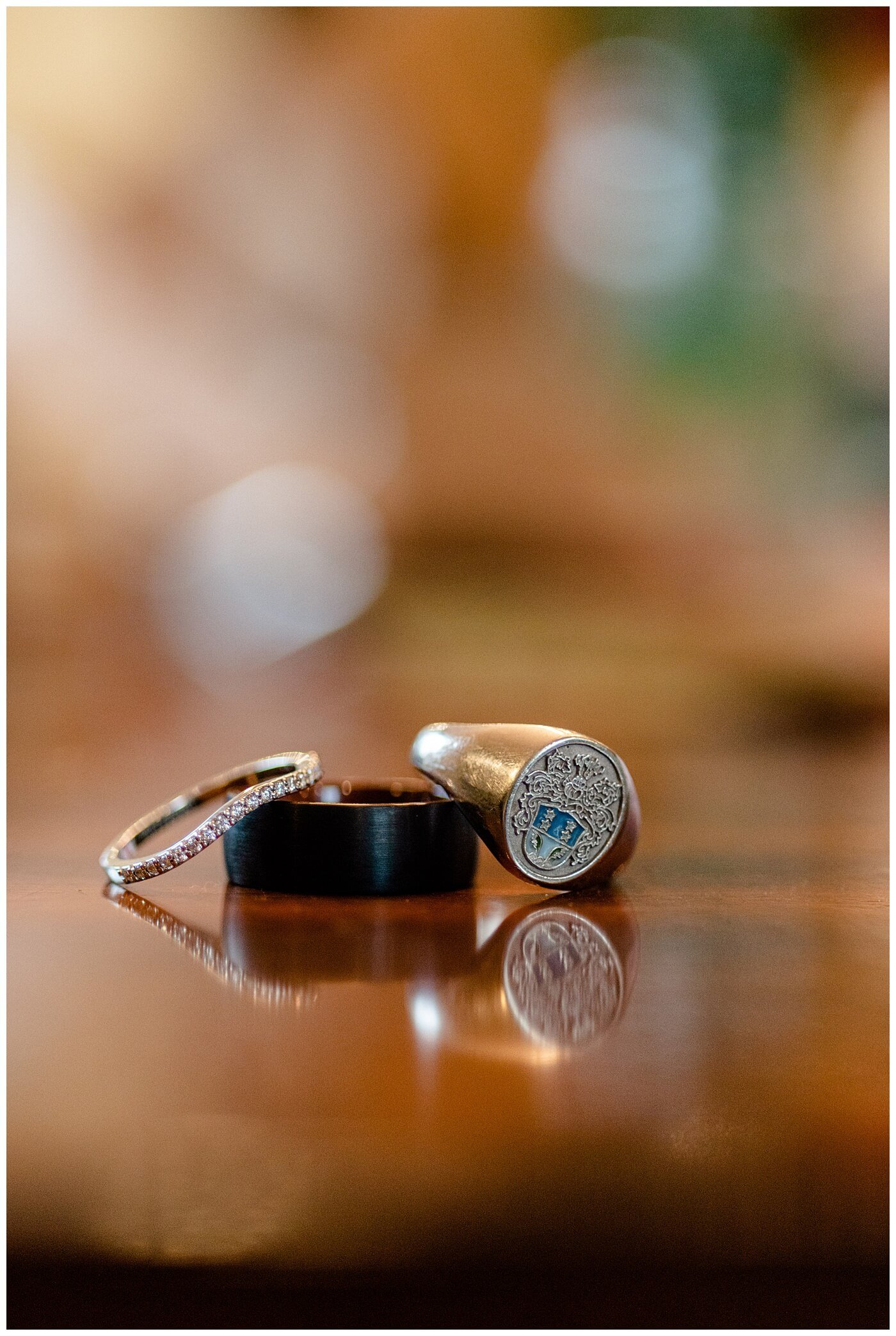 Regina Wedding Photographers - Kolton - Maxine - Wedding Bands - Grooms family ring