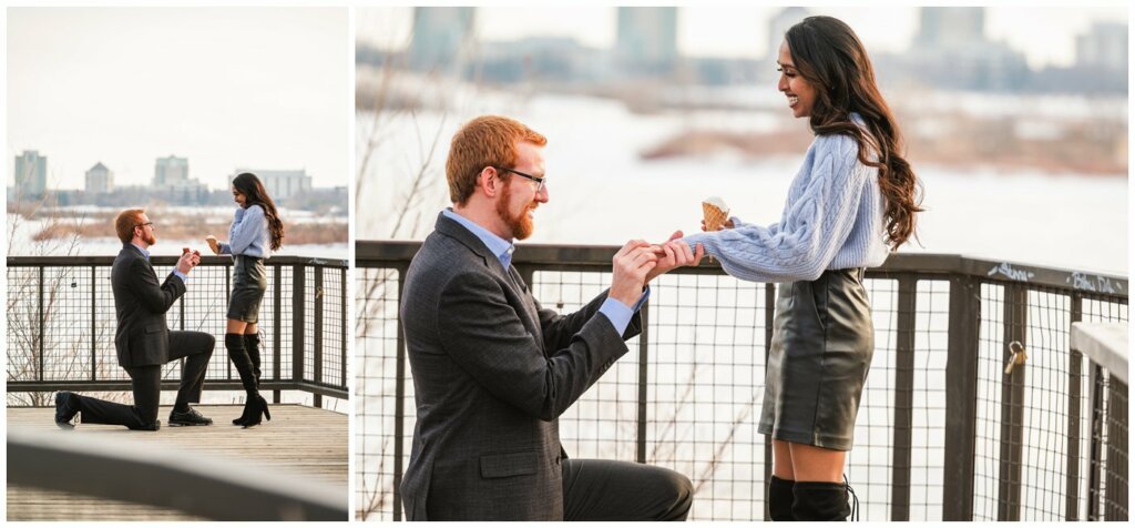 Regina Engagement Photography - Stephen & Sarah - 002 - Proposal and Engagement Ring