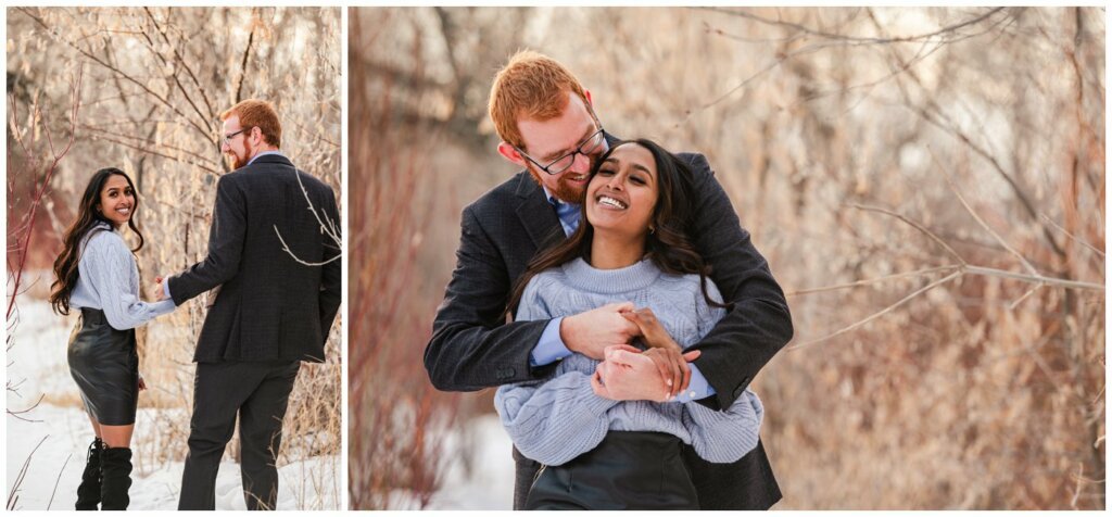 Regina Engagement Photography - Stephen & Sarah - 006 - Trails at Candy Cane Park