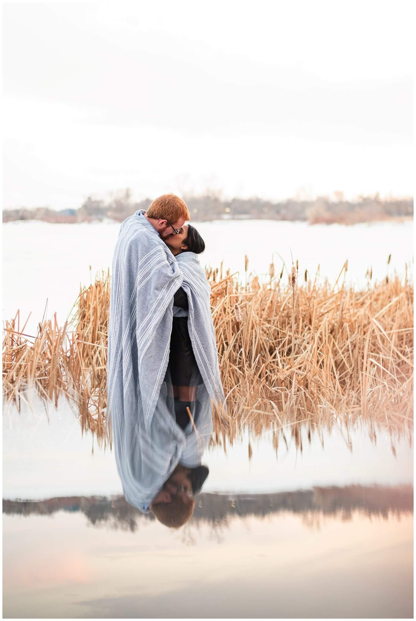 Regina Engagement Photography - Stephen & Sarah - 011 - Reflection of Stephen & Sarah