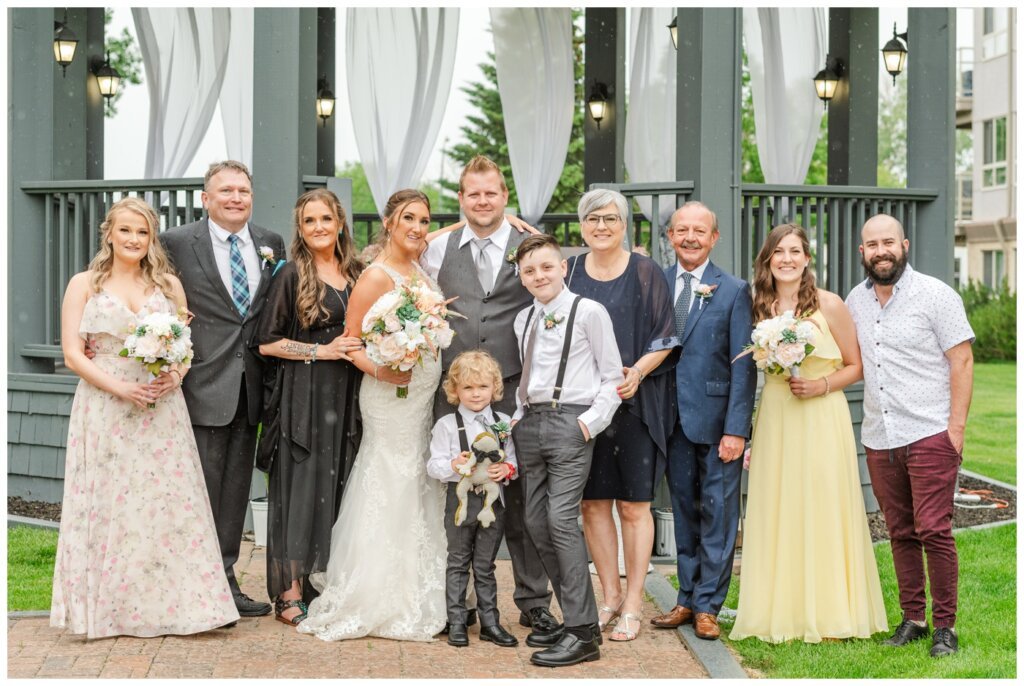 Jon & Callie - 13 - Family formals in the rain