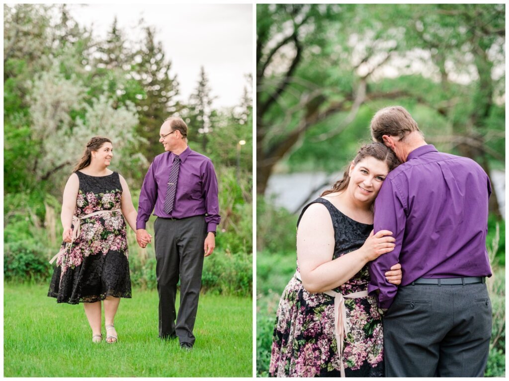 Sheldon & Amy - Engagement Session - 008 - Couple walking in the park