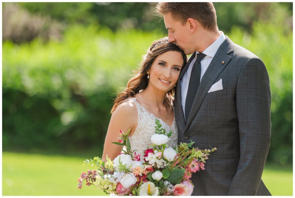 Taylor & Jolene - Emerald Park Wedding - 11 - Bride and her brilliant blue eyes