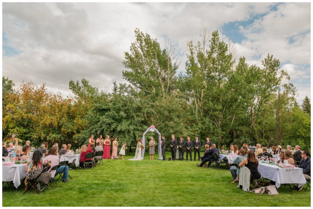 Taylor & Jolene - Emerald Park Wedding - 31 - Backyard wedding in White City