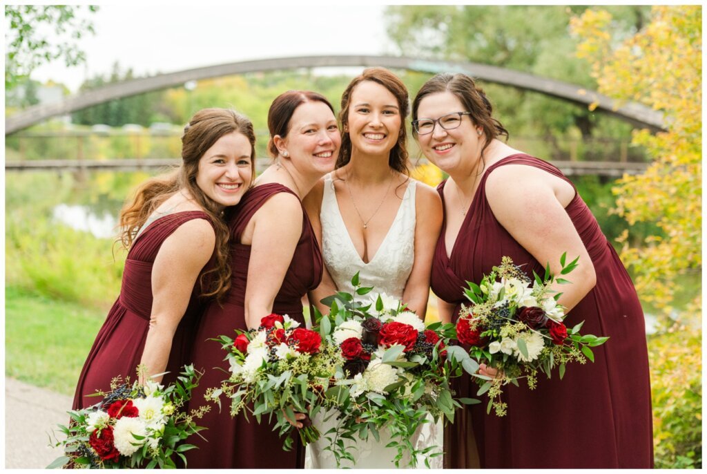 Andrew & Lacey - 21 - Bride & Bridesmaids at Rotary Park