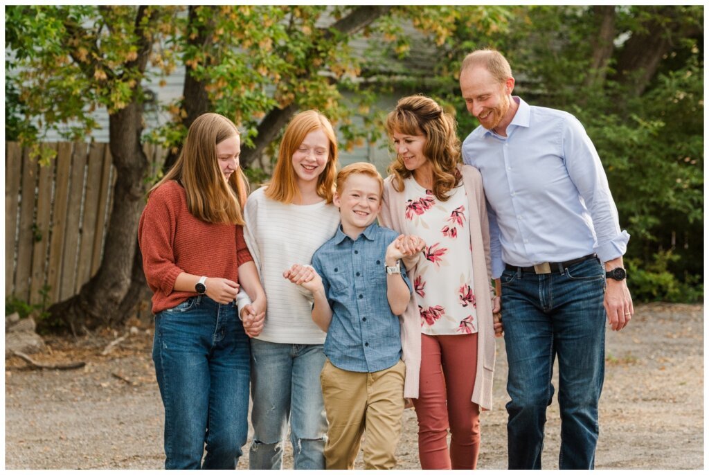 Schoenroth Family - Cathedral Village Regina - 02 - Group hug