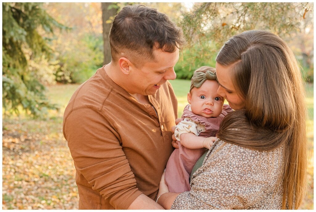 Filby Family - Regina Family Photography - Wascana Park - 03 - Baby unsure of camera