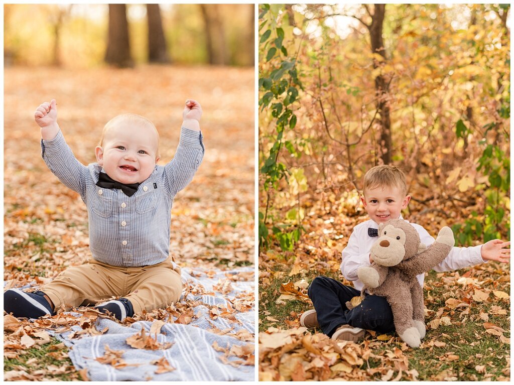 Nickel Family - Regina Science Centre - Family Photo Session - 06 - Brothers cheering