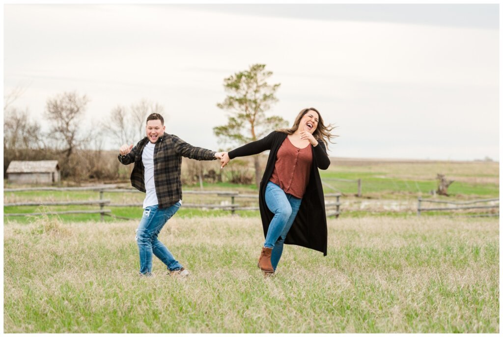 Frolicking through the fields - or as Declan says, "Beyblade"