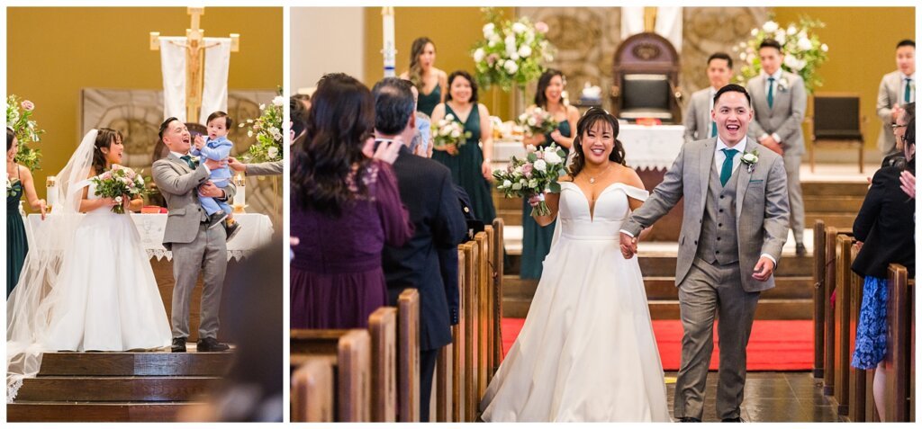 Sam & Benton - Holy Rosary Cathedral - 14 - Bride & Groom Exit