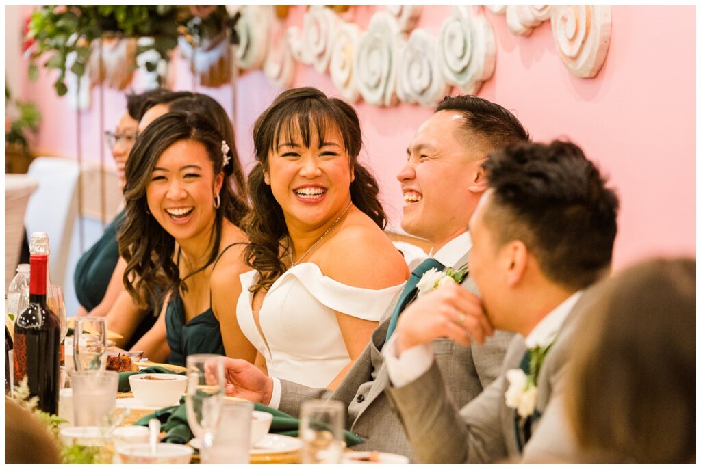 Sam & Benton - Lees Chop Suey East - 38 - Bridal party reacts to the speech