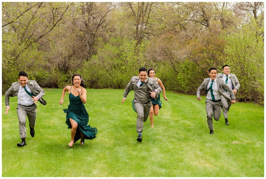 Sam & Benton - Wascana Park - 22 - Groomsmen & bridesmaids race