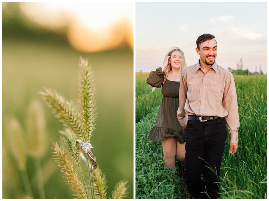 Orrin & Jade - 13 - Weyburn Engagement - Engagement ring from York Jewellers in Weyburn