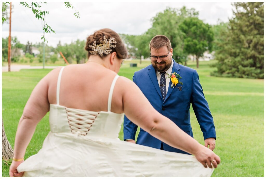 Paul & Lubomyra - Ukrainian Wedding - 12 - Groom adoring his bride.pg